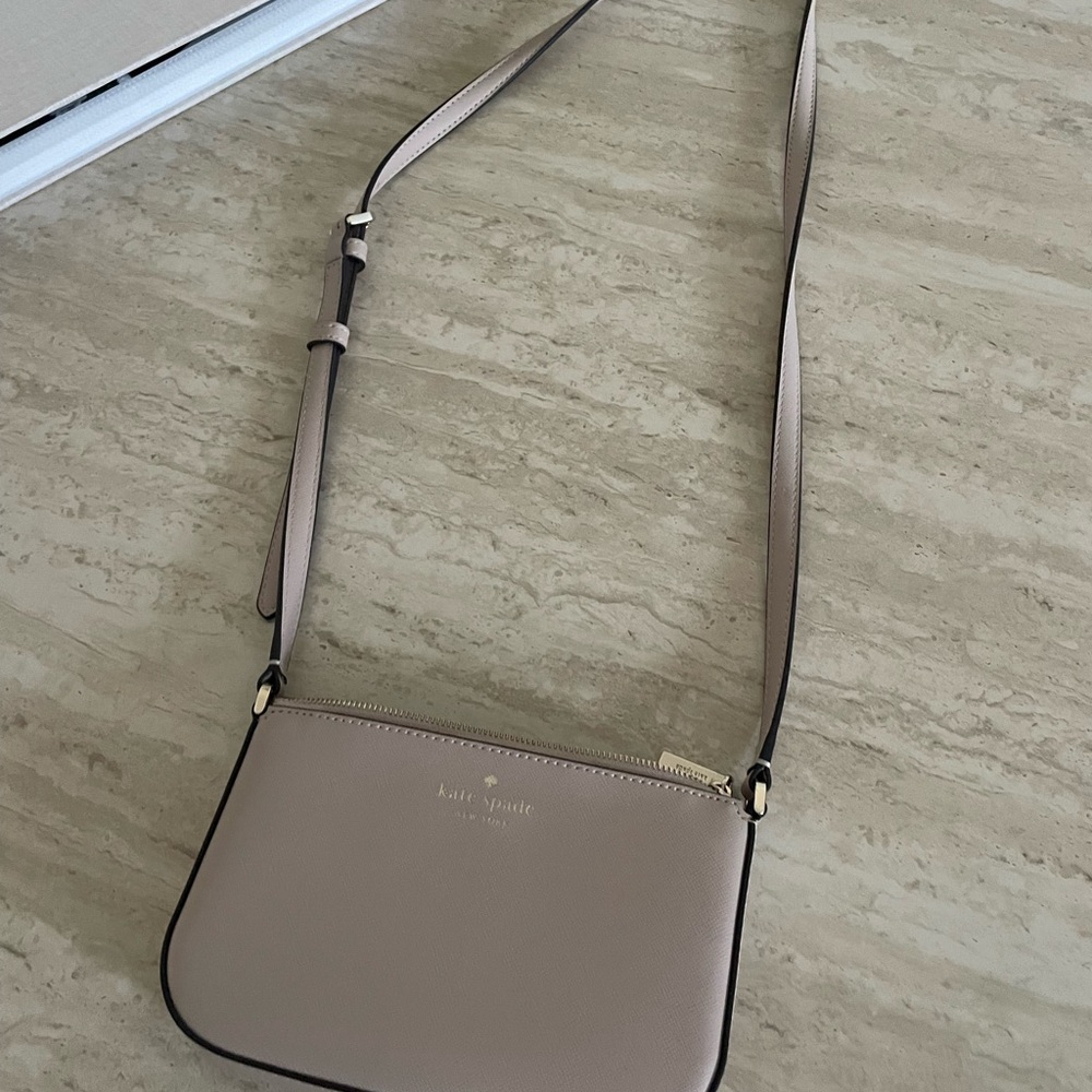 Kate Spade Taupe Crossbody Bag